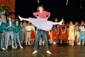Föreställning av musikalen West Side Story. Möllan i Mölndal den 10 maj 1986.