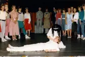 Föreställning av musikalen West Side Story. Möllan i Mölndal den 10 maj 1986.