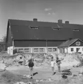 Gudsberga kloster, Husby socken. Korpartiet och koromgången framgrävda.