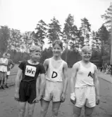 Folkskolans tävlingar, 1944.
Några av de tävlande.