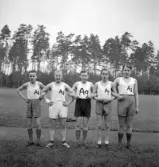 Folkskolans tävlingar, 1944.
Några av de tävlande.