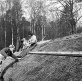Friluftsmuseet, i Jönköpings stadspark, består av flera äldre byggnader till exempel soldattorpet, som flyttades från Linderås. Detta dokumenterades 1978-03-10.