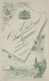 Baksida till visitkort från Olof Ekstrand, 1900-1905