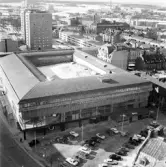 Parkering på Södertorget vid Medborgarhuset, 1965