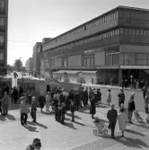 Försäljning vid Medborgarhuset, 1965