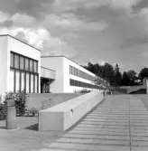 Mur att vila på vid Örebro högskola, 1970-tal