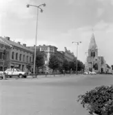 Bildparkering på Stortorget i Örebro, 1970-tal