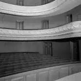 Balkongerna sedda från scenen i Örebro Teater, 1970-tal