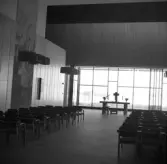 Mäster Olofs kapell vid krematoriet på Norra kyrkogården, 1977-01-28