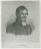 Porträtt på Professor Anders Otto Lindfors född år 1781 i Karstorp, Näsby socken, Östra härad och död 8 mars år 1841 i Lund.