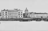 Örebro hotell och fenixhuset, ca 1870