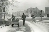 Vinter vid Järntorget, 1970-tal