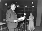 Landshövding Rickard Sandler, avskedsmiddag på Rotundan
den 30 mars 1950