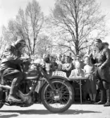 6-dagars motorcykeltävling. Den 13 maj 1950