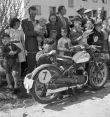 6-dagars motorcykeltävling. Den 13 maj 1950