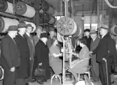 Gävle Manufaktur. Kaffefest för pensionärer den 24 april 1950