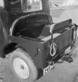 Kungliga Vattenfallsstyrelsen, inspektionsjeep. Augusti 1946