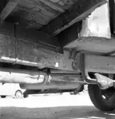 Bil o Traktor, skadad lastbil. Juli 1950