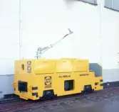 Gävle Vagnverkstad AB, den 21 september 1977. Lok KL 20 LB

