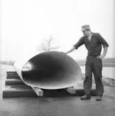 Gävle Galvan, 8 november 1967. Vägtrumma
Gavleverken AB GA Plagan AB ursprung Lindahl & Runers Mekaniska Verkstad.
ombildades 1898 till Gefle Verkstäder AB. Efter konkurs 1910 till Gefle Verkstads & Gjuteri AB , från 1924 AB Gavleverket. Företaget köptes upp 1953 av Gävle Galvan grundare och ägare Arne Sjöström, som 1956 sålde Galvaniseringsfabriken .