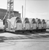 Gävle Galvan, juli 1968. Vägtrumma
Gavleverken AB, GA Plagan AB, Lindahl & Runers Mekaniska Verkstad. 1893 till Gefle Verkstäder AB. 1910 till Gefle Verkstads & Gjuteri AB, 1924 till AB Gavleverket.Företaget köptes 1953 av Gävle Galvan grundare och ägare Arne Sjöström, som 1956 sålde Galvaniseringsfabriken.