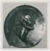 Porträtt på Samuel Löfvenskjöld Född 15 mars år 1726 och död 22 januari år 1804 på Uddarp i Skepparslövs socken. Han var ägare till Nissaforsbruk.