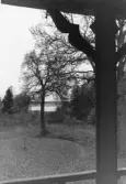 Fiskartorpet, huvudbyggnad å stadsäga 257. Rivningshus.
Utsikt från verandan i huvudbyggnaden.
