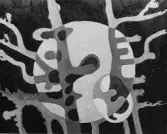 Väggutsmyckning  av skyddad verkstad.
Bengt Eklunds 