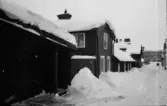 Gävle stad - Söder, ”Gamla Gefle”. Snövinter i Gamla Söder.
