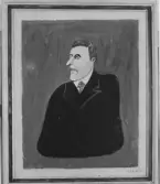 Porträttet målat av Hofmålare Carlsson 1946. På baksidan av porträttet finns en dedikation som även den finns inskannad för den som är intresserad.