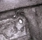 Köping sf Norsa RAÄ 131 Grav 1 undersökt 1964 av E. Nordahl