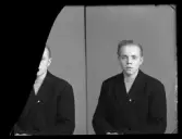 Mansporträtt, pass, Lars Johansson.
Ur Gustaf Åhmans samling.