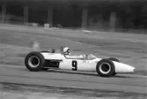 Jacobsson i Brabham. Velodromloppet. Karlskoga motorstadion. 1969-05-03