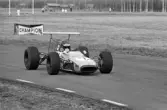 Ronnie under Velodromloppet. Karlskoga motorstadion. 1969-05-03