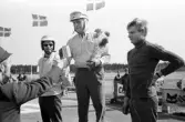 På prispallen. Karlskoga motorstadion, 1969-05-03