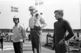 På prispallen. Karlskoga motorstadion, 1969-05-03