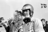 Segraren Ronnie Peterson i Formel 3 på Karlskoga motorstadion, 1969-05-03
