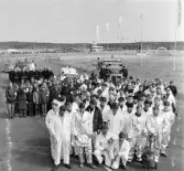 Funktionärer. Karlskoga motorstadion, 1969-05-03