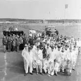 Funktionärer. Karlskoga motorstadion, 1969-05-03