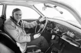 Interiör från rally-SAAB:en, 1971-03-04