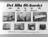Reklamblad för det lilla HL-bordet