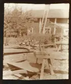 Foto av vedbacken på Taberg (enligt text skriven i albumet).