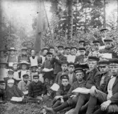 Skolbarn på utflykt