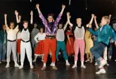 Föreställning av musikalen West Side Story. Möllan i Mölndal den 10 maj 1986.