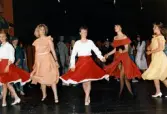 Föreställning av musikalen West Side Story. Möllan i Mölndal den 10 maj 1986.