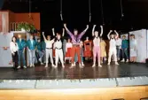Föreställning av musikalen West Side Story. Möllan i Mölndal den 10 maj 1986.