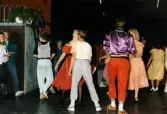 Föreställning av musikalen West Side Story. Möllan i Mölndal den 10 maj 1986.