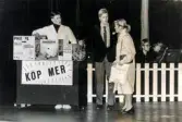Föreställning av Mölndalsrevyn på Möllan i Mölndal i januari 1989.