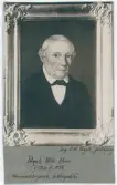 Porträtt på tullinspektör Henrik Wilhem Pagels född år 1782 och död år 1856.