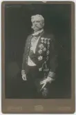 Porträtt på Nils Axel Hjalmar Palmstierna född 31 mars år 1836 i Stockholm. Landshövding i Jönköpings län år 1892 till år 1906. Gift 10 november år 1868 med Sofia Blomstedt född år 1845 21 december.